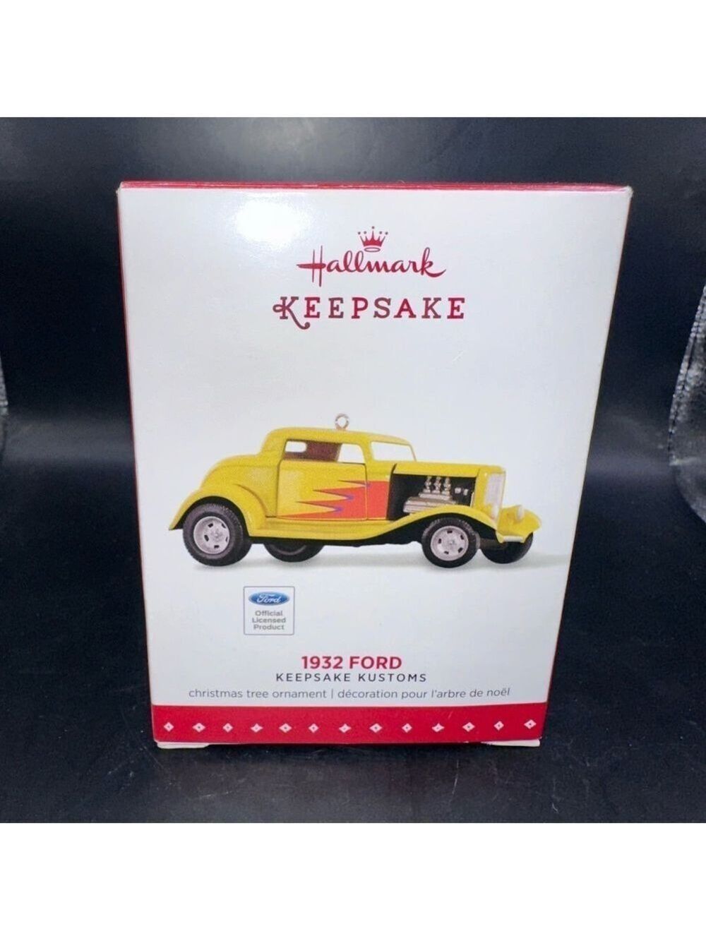 NIB 2015 Hallmark Keepsake Kustoms Ornament 1932 Ford Die Cast Metal